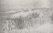 Winslow Homer, Marching Infantry Column
